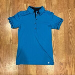 Women’s small Blue short sleeve polo shirt #poloshirt #casual